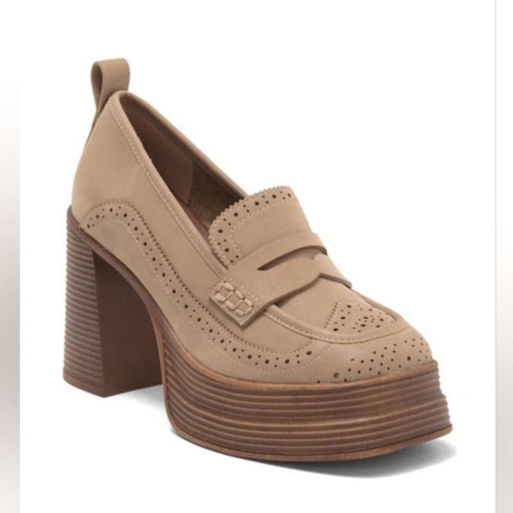 MIA yisel Platform brogue loafer pumps